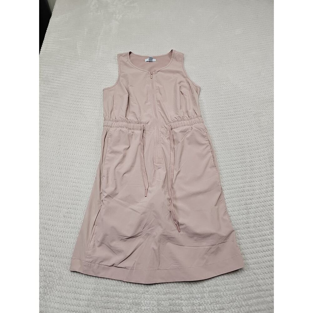 FLX Dress Womens XS Pink Athletic Sleeveless 3/4 Zip Shorts Underneath - Picture 1 of 9